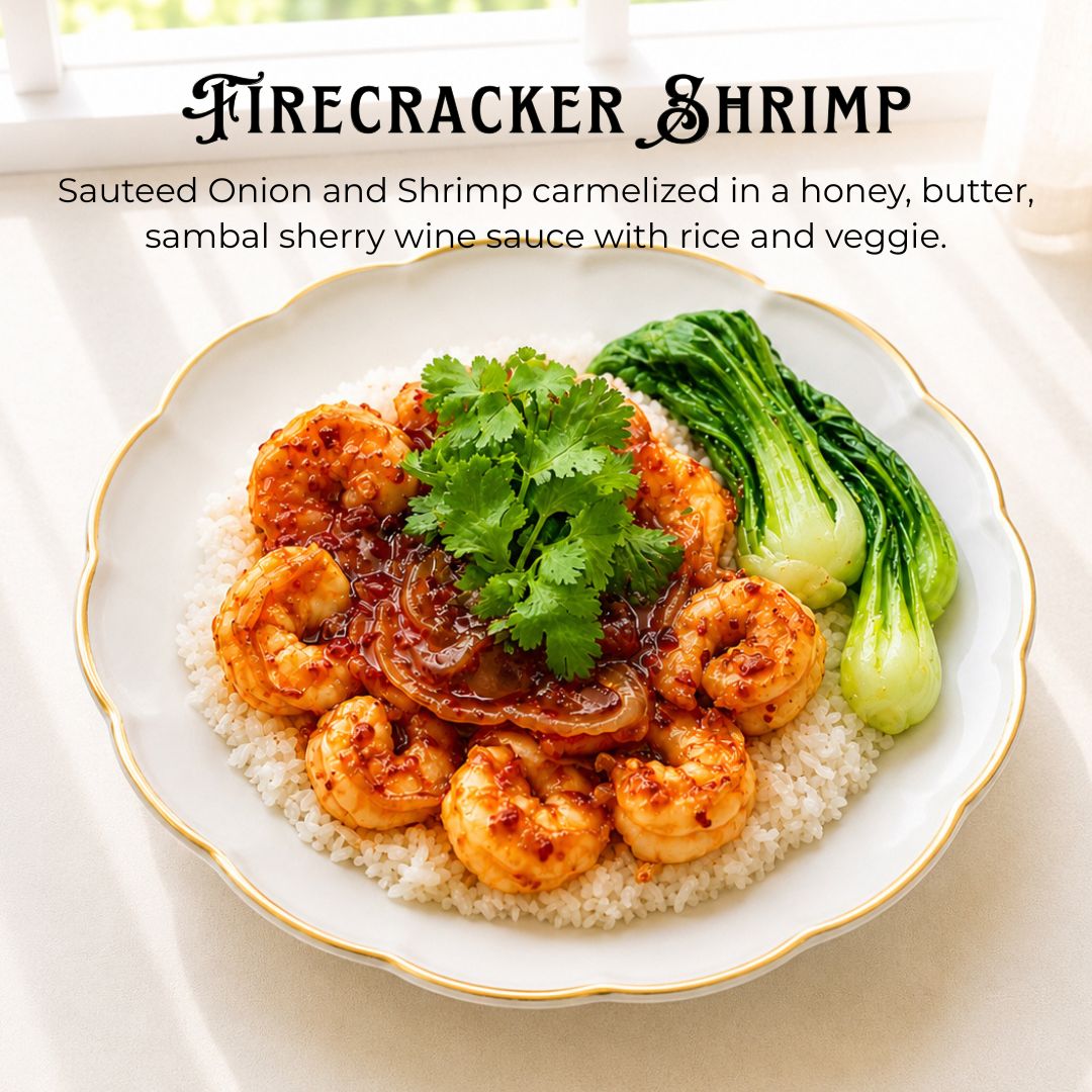 Firecracker Shrimp 蜂蜜参巴虾
