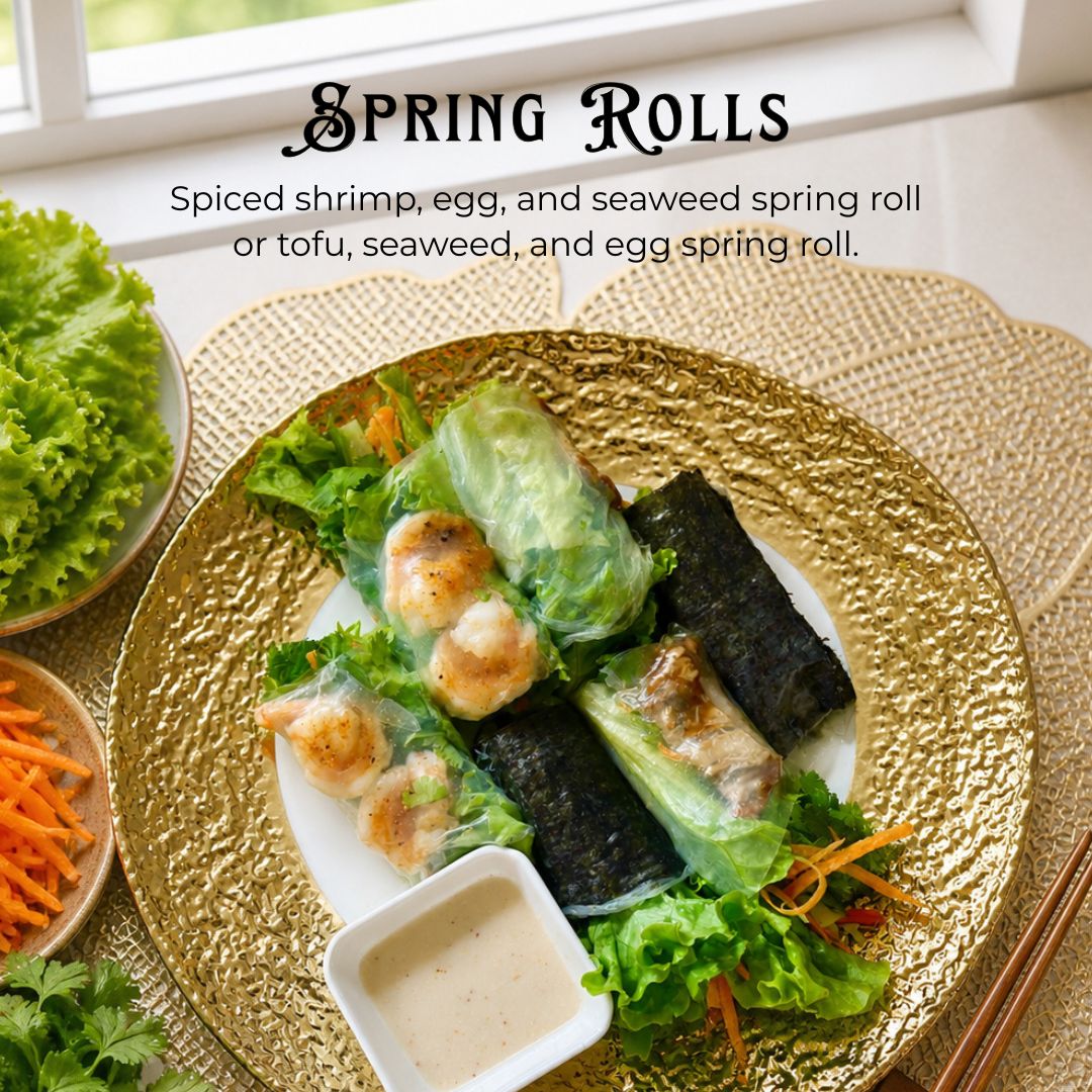 Family Spring Rolls 春卷三拼