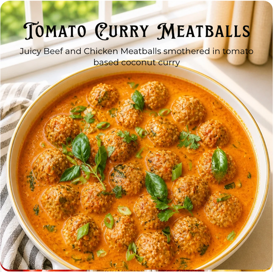 Family Tomato Curry Meatballs 番茄咖喱肉丸